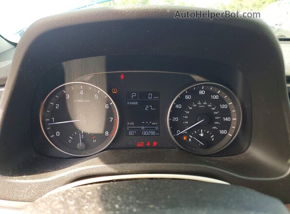 5NPD74LF6HH180605 2017 HYUNDAI ELANTRA Blue Vista del cuadro de instrumentos