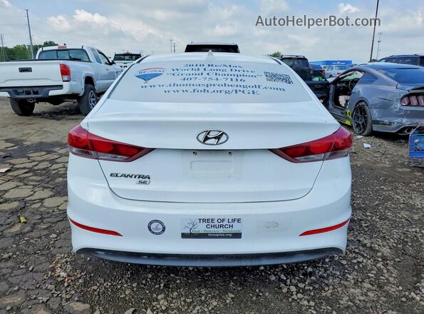 5NPD74LF6HH192916 2017 HYUNDAI ELANTRA White Հետևի տեսք