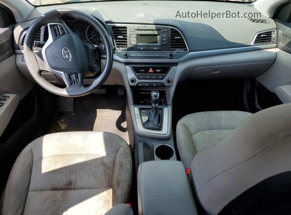5NPD74LF6HH192916 2017 HYUNDAI ELANTRA White Առջևի վահանակի տեսք
