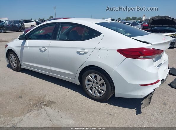 5NPD74LF6HH212730 2017 HYUNDAI ELANTRA White Rear left