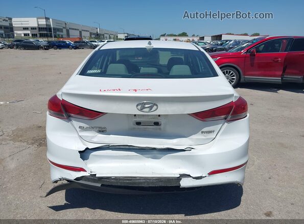 5NPD74LF6HH212730 2017 HYUNDAI ELANTRA White 