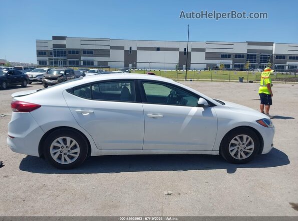 5NPD74LF6HH212730 2017 HYUNDAI ELANTRA White Instrument cluster view