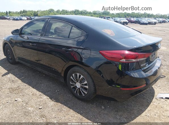 5NPD74LF6JH213351 2018 HYUNDAI ELANTRA Черный Задняя левая четверть