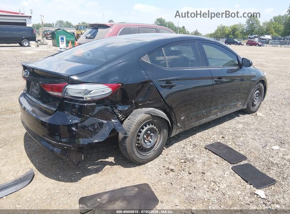 5NPD74LF6JH213351 2018 HYUNDAI ELANTRA Черный Задняя правая четверть