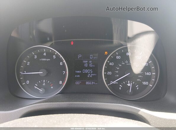 5NPD74LF6JH213351 2018 HYUNDAI ELANTRA Черный Вид задних сидений