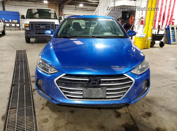 5NPD74LF6JH248584 2018 HYUNDAI ELANTRA Синий Вид спереди