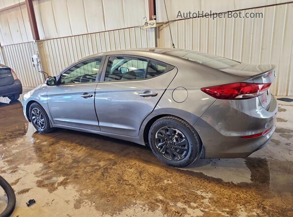 5NPD74LF6JH278877 2018 HYUNDAI ELANTRA Gray Задня ліва чверть