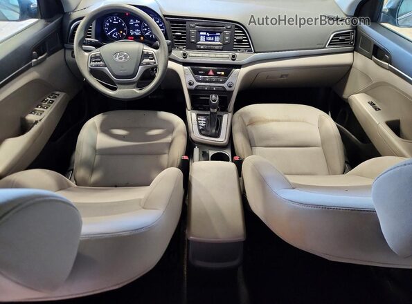5NPD74LF6JH278877 2018 HYUNDAI ELANTRA Gray Вид панелі приладів