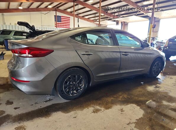 5NPD74LF6JH278877 2018 HYUNDAI ELANTRA Gray Задня права чверть