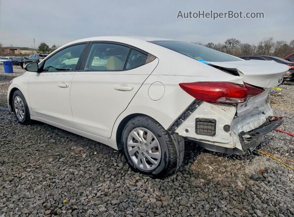 5NPD74LF6JH351620 2018 HYUNDAI ELANTRA White უკანა მარცხენა