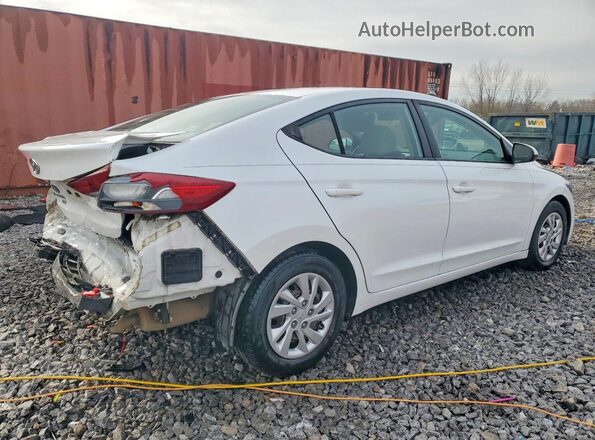 5NPD74LF6JH351620 2018 HYUNDAI ELANTRA White უკანა მარჯვენა