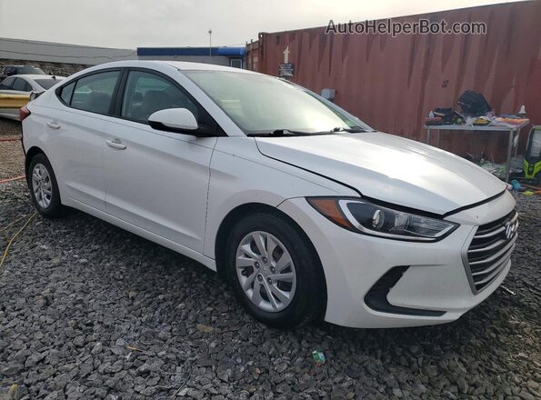 5NPD74LF6JH351620 2018 HYUNDAI ELANTRA White წინა მარჯვენა