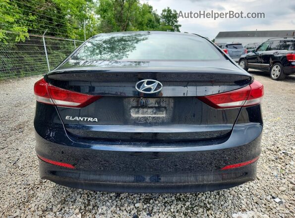 5NPD74LF6JH397397 2018 HYUNDAI ELANTRA Black უკანა ხედი