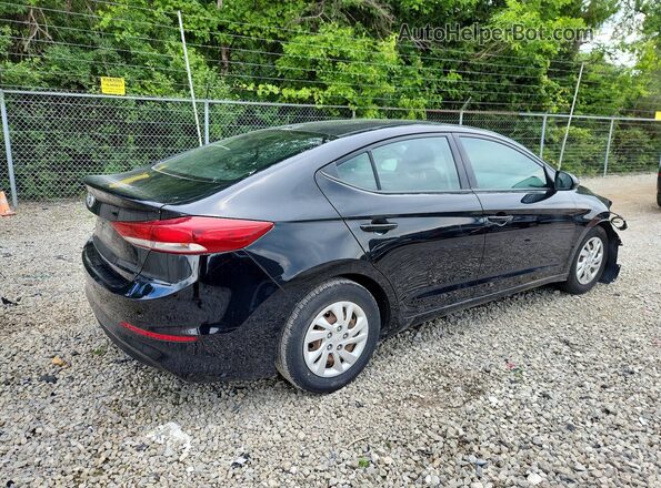 5NPD74LF6JH397397 2018 HYUNDAI ELANTRA Black უკანა მარჯვენა