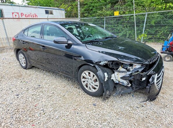 5NPD74LF6JH397397 2018 HYUNDAI ELANTRA Black წინა მარჯვენა
