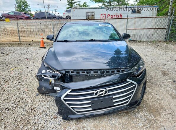 5NPD74LF6JH397397 2018 HYUNDAI ELANTRA Black წინა ხედი