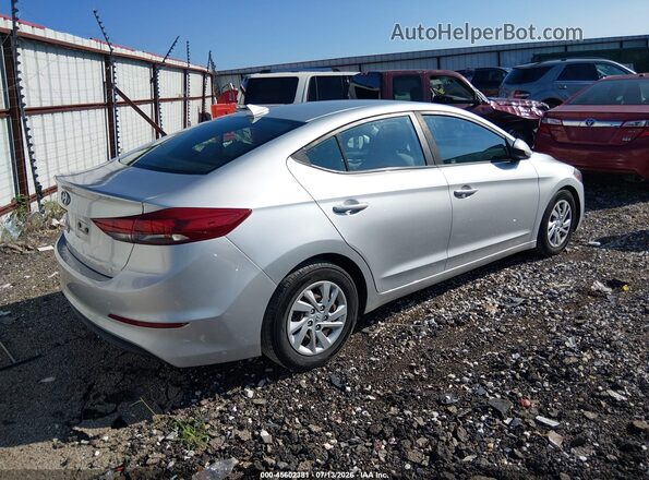 5NPD74LF6JH401691 2018 HYUNDAI ELANTRA Silver Հետևի աջ