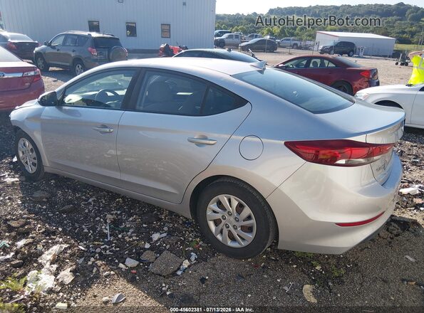 5NPD74LF6JH401691 2018 HYUNDAI ELANTRA Silver Հետևի ձախ
