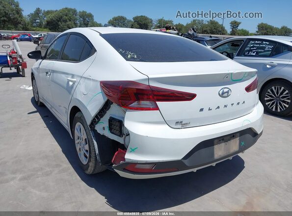 5NPD74LF6KH427435 2019 HYUNDAI ELANTRA White Tył lewy