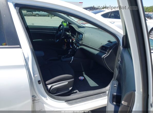 5NPD74LF6KH427435 2019 HYUNDAI ELANTRA White Widok wnętrza z przodu