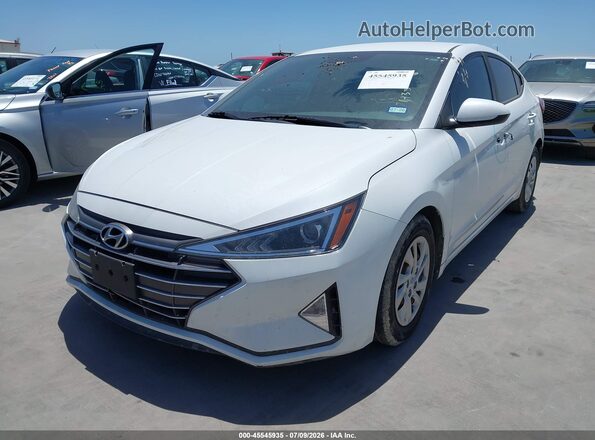 5NPD74LF6KH427435 2019 HYUNDAI ELANTRA White Przód lewy