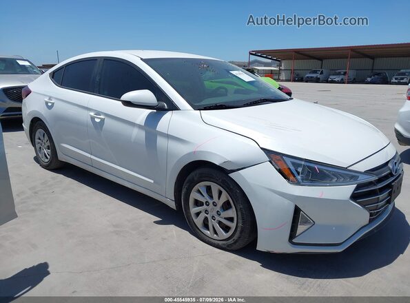 5NPD74LF6KH427435 2019 HYUNDAI ELANTRA White Widok wnętrza z tyłu