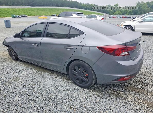 5NPD74LF6KH436670 2019 HYUNDAI ELANTRA Gray Rear left