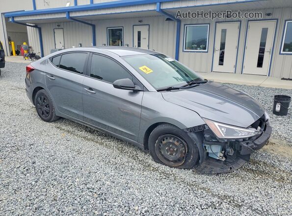 5NPD74LF6KH436670 2019 HYUNDAI ELANTRA Gray Front right