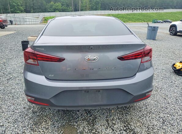 5NPD74LF6KH436670 2019 HYUNDAI ELANTRA Gray Rear view
