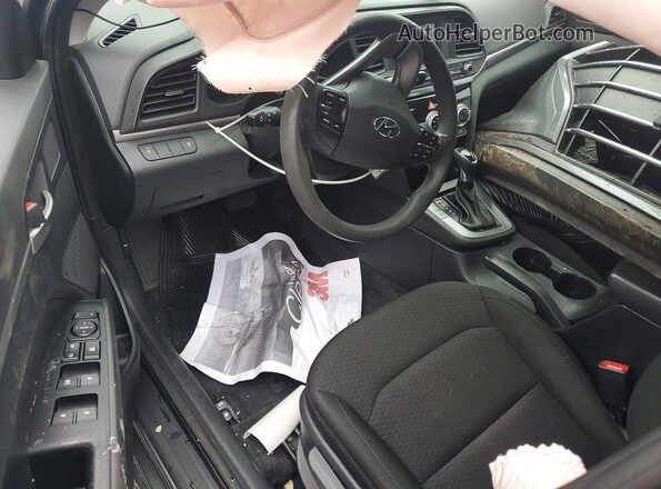 5NPD74LF6KH436670 2019 HYUNDAI ELANTRA Gray Dashboard view