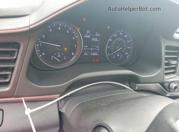 5NPD74LF6KH436670 2019 HYUNDAI ELANTRA Gray Instrument cluster view