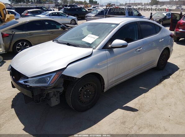 5NPD74LF6KH443599 2019 HYUNDAI ELANTRA Silver Przód lewy