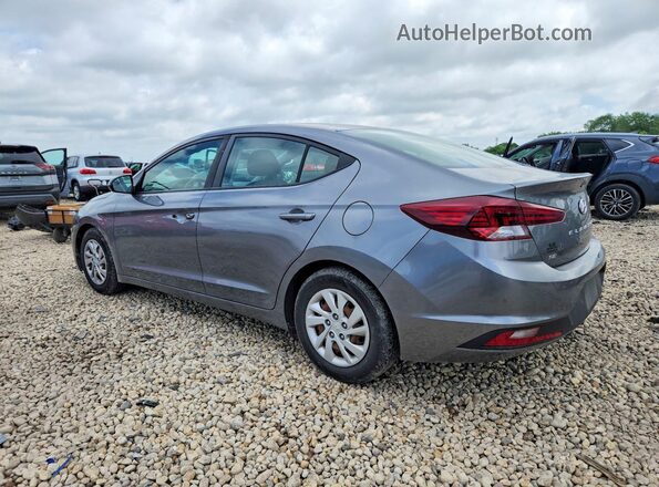 5NPD74LF6KH466042 2019 HYUNDAI ELANTRA Gray უკანა მარცხენა