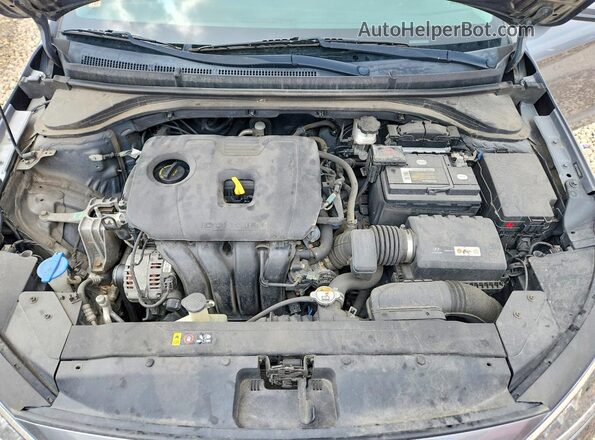 5NPD74LF6KH466042 2019 HYUNDAI ELANTRA Gray უკანა სალონის ხედი