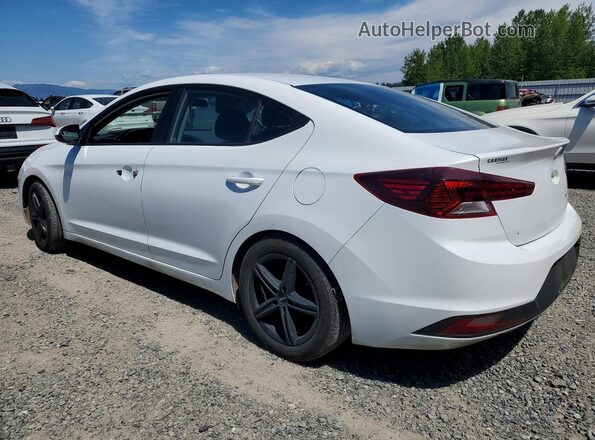 5NPD74LF6KH471225 2019 HYUNDAI ELANTRA White უკანა მარცხენა