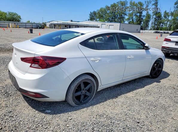 5NPD74LF6KH471225 2019 HYUNDAI ELANTRA White უკანა მარჯვენა
