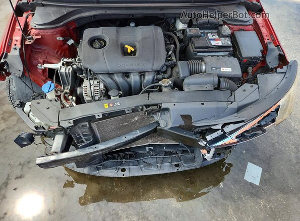 5NPD74LF6KH477753 2019 HYUNDAI ELANTRA Red Vista interior trasera