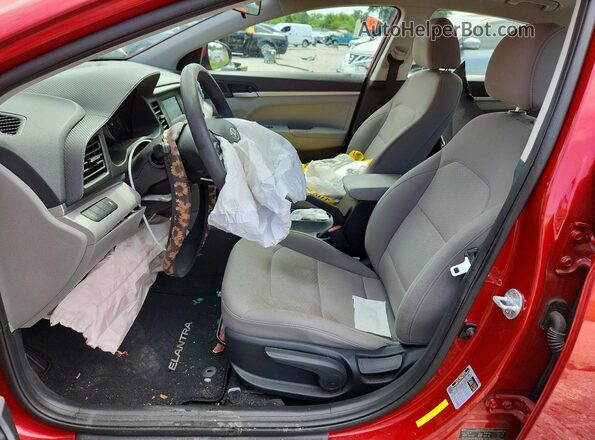 5NPD74LF6KH477753 2019 HYUNDAI ELANTRA Red Vista interior delantera