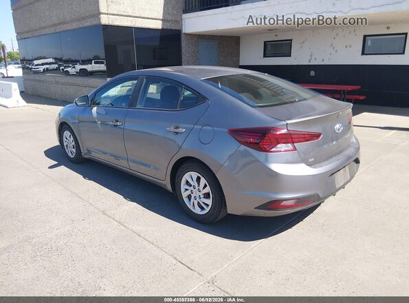 5NPD74LF6KH478241 2019 HYUNDAI ELANTRA Gray Задня ліва чверть