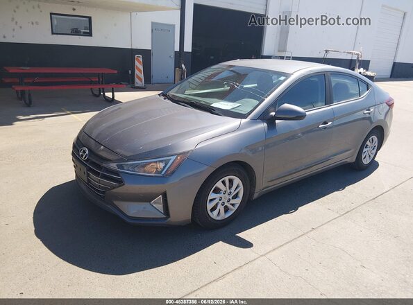 5NPD74LF6KH478241 2019 HYUNDAI ELANTRA Gray Передня ліва чверть