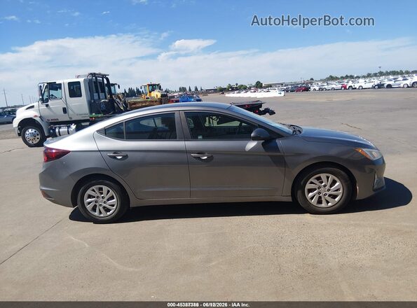 5NPD74LF6KH478241 2019 HYUNDAI ELANTRA Gray 