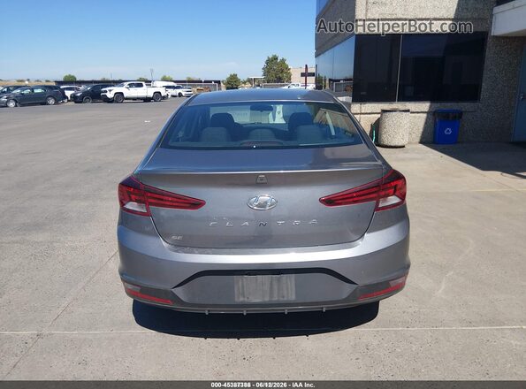 5NPD74LF6KH478241 2019 HYUNDAI ELANTRA Gray 