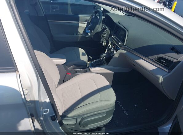 5NPD74LF6KH492236 2019 HYUNDAI ELANTRA Silver წინა სალონის ხედი