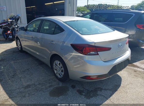 5NPD74LF6KH492236 2019 HYUNDAI ELANTRA Silver უკანა მარცხენა