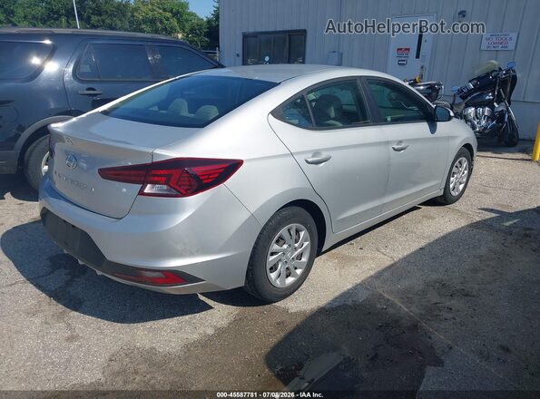 5NPD74LF6KH492236 2019 HYUNDAI ELANTRA Silver უკანა მარჯვენა