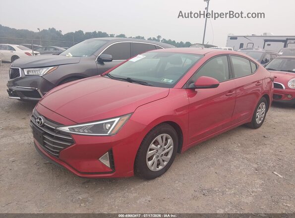 5NPD74LF6LH553828 2020 HYUNDAI ELANTRA Red Vista tres cuartos delantera izquierda