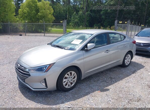 5NPD74LF6LH598526 2020 HYUNDAI ELANTRA Silver Vista tres cuartos delantera izquierda