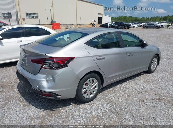 5NPD74LF6LH598526 2020 HYUNDAI ELANTRA Silver Trasero derecho