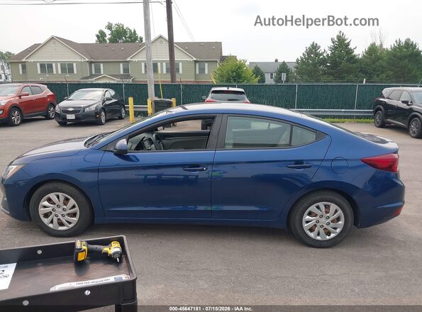 5NPD74LF6LH601098 2020 HYUNDAI ELANTRA Синий Панорамный вид салона 360°