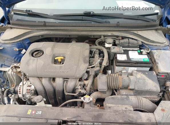 5NPD74LF6LH601098 2020 HYUNDAI ELANTRA Синий Вид сзади